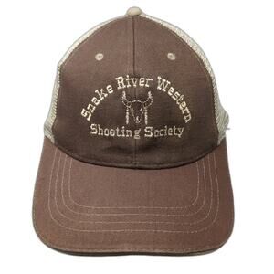 Cobra Baseball Cap Brown One Size Mesh Back Shooting Society Snake River hat
